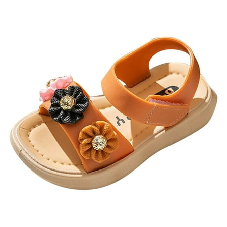 

Children Sandals Thickened Summer Princess Waterproof Fashion Soft Sole Kids Girls Baby Beach Sandals Footwear