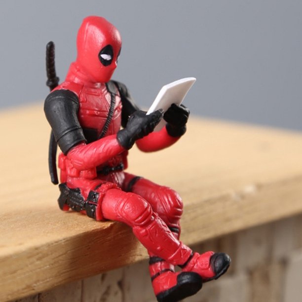 OM Cool Character Deadpool Figura De Acción Modelo Interior Del Coche Adorno Accesorios Colgante