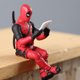 thumbnail image 1 of OM Cool Character Deadpool Figura De Acción Modelo Interior Del Coche Adorno Accesorios Colgante, 1 of 4