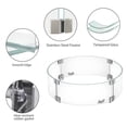 thumbnail image 5 of BALI OUTDOORS Round Fire Pit Glass Wind Guard 20", 5 of 7