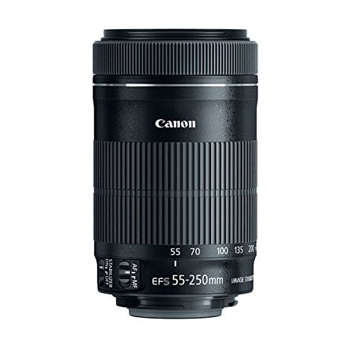 sterk agentschap Neem de telefoon op Canon EF-S 55-250mm f/4-5.6 IS Telephoto Zoom Lens for SLR Cameras -  Walmart.com