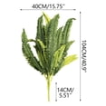 thumbnail image 1 of Sokhug Fake Fern - Artificial Ferns for Outdoors Faux Ferns for Outdoor Planter Large Outdoor Patio Decor Boston Fern Artificial Plants Faux Greenery Outdoor Porch Decor, 1 of 9