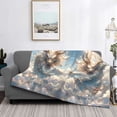 thumbnail image 6 of Throw Blanket for Couch - Cool Cloud White Dragon Soft Comfy Lightweight Cozy Warm Throw Blanket, Fuzzy Plush Flannel Blanket & Throws for Sofa and Bed All Season, 6 of 8