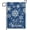 Blue Snowflakes, variant on diyeu Winter Snowflakes Garden Flag Double Sided, Let It Snow Navy Blue Decorative Yard Outdoor Home Small Decor, Christmas Winter Holiday Burlap Outside House Decoration 12 x 18