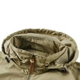thumbnail image 4 of Brondbend Waterproof Mens Jacket Men's Solid Color Long Sleeved Hooded Workwear Detachable Hat Jacket Plus Size Outdoor Hiking Travel Versatile,Khaki, 4 of 6