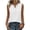 White^0324V&02, variant on Fabrcox Summer Tank Tops Sleeveless Button Fitted Tank Tops for Women V Neck Wide Strap Breathable Athletic Basic Women Under Shirts XL