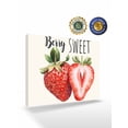 thumbnail image 2 of Strawberry Wall Art for Living Room, Canvas Picture Wall Decor for Bathroom Bedroom, Red Summer Fruits Green Botanical Painting Artwork for Office Kitchen Hallway Dining Room Home Decorations 16"x20", 2 of 8