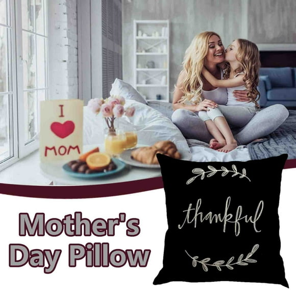 Iumwxz Pillow Covers Silk Pillow Cases Mother'S Day Pillow Cover Sofa Cover Cushion Cover Custom Home Decoration Chair Cushion Multi Color Cloth My Order