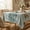 Light Green, variant on Sm:)e Chenille Fabric Yarn-Dyed Tablecloth 60x84 Inch, Light Red, Wrinkle Free