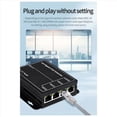 thumbnail image 4 of 2X Répéteur POE Gigabit 4 Ports 100/1000Mbps 90W 1 Po 4 Sorties Réseau Rail DIN VLAN pour 48V POE, 4 of 9