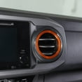 thumbnail image 5 of TINKI Aluminum Alloy Compatible with Tacoma Air Conditioning Vent Ring Decorative Cover, Fit for Toyota Tacoma 2016 2017 2018 2019 2020 2021 2022 4PCS Air Conditioning Vent Ring, 5 of 14