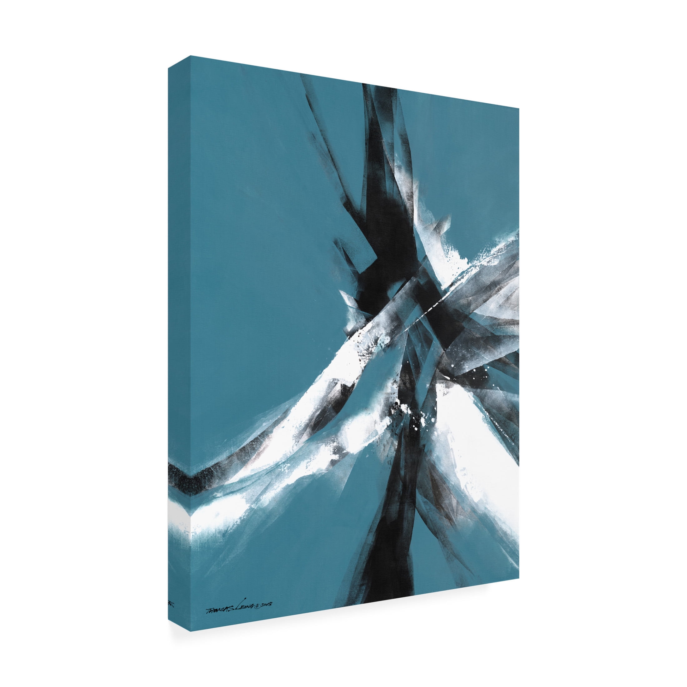 Canvas Wall Art - Thomas Leung 'Power' Wall Art for Living Room, Bedroom, or Office Décor by Trademark Fine Art - 35 x 47 Inches