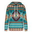 thumbnail image 4 of ICHUANYI Liquidación Sudadera con capucha de bolsillo de manga larga estilo étnico con estampado casual para mujer ICHUANYI WER202308256244, 4 of 5