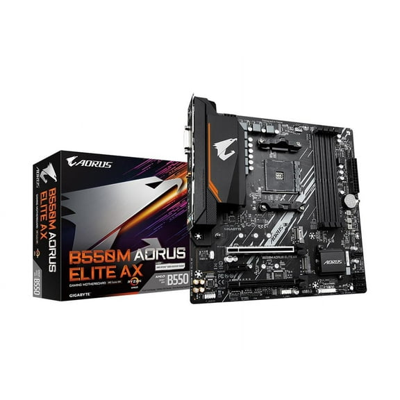 Aorus Ultra Durable Desktop Motherboard - AMD B550 Chipset - Socket AM4 - Micro ATX (b550maoruseliteax)