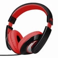thumbnail image 1 of rockpapa Comfort Auriculares para niños para la escuela, ligeros para niños, niñas, adolescentes, auriculares supraaurales con cable de 3,5 mm para reproductor de CD, DVD, tableta, teléfono, viajes, n, 1 of 5