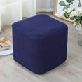 thumbnail image 2 of Cover ""-13"" Expandable Footstool Footstool Living Room Soft Blanket - dark blue, 2 of 8
