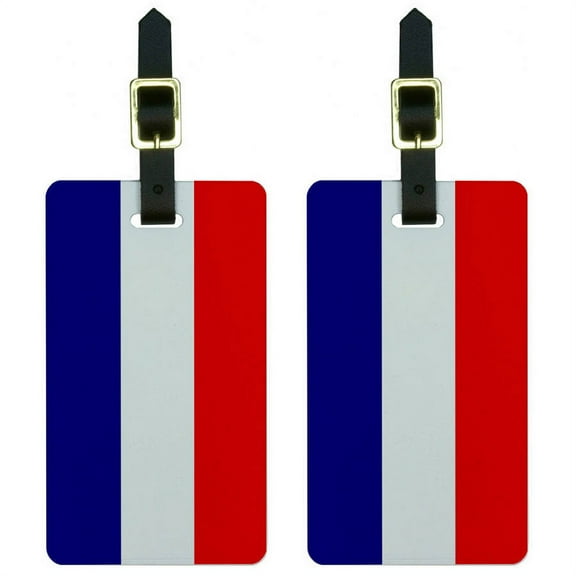 Netherlands Flag Luggage Tags Suitcase Carry-On ID, Set of 2