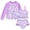 Purple Unicorn, variant on Lanbubble Girls 3 Piece Swimsuit Set Long Sleeve Rash Guard Tankini Bathing Suits Beach Swimwear 3-4 Years