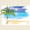 thumbnail image 3 of CafePress - Beach Scene T Shirt - Light T-Shirt - CP, 3 of 4
