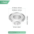 thumbnail image 3 of Uxcell 1-Pack Tri Sanitary 1.5 in Clamp Ferrule Fittings to 25mm Top Outer Diameter Stainless Steel Pipe Fitting Ferrule OD 50.5mm, 3 of 7