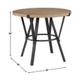 thumbnail image 6 of Steve Silver Magnoli 5-Piece Counter Dining Set in Brown/Black, 6 of 7