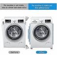 thumbnail image 4 of 4 Pieces Anti Vibration Washing Machine, Anti Vibration Washing Machine Pad for Noise Reduction, Anti Vibration Mat (3.5cm), 4 of 4