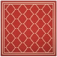 thumbnail image 2 of Safavieh Courtyard Red Indoor Outdoor Rug - Square 6'7", 2 of 5