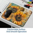thumbnail image 6 of PhooArto Comfortable Mouse Pad Vintage Sunflowers Letters Painting Desktop Mousepad , 21 x 25 cm Mouse Mat, Non-Slip Rubber Base, Improves Speed and Precision, 6 of 7