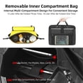 thumbnail image 5 of Rhinowalk Waterproof Motorcycle Saddle Bag Quick Release Luggage Bag Large Capacity Side Storage Organizer 15L with Removable Inner Compartment Pouch, 5 of 8