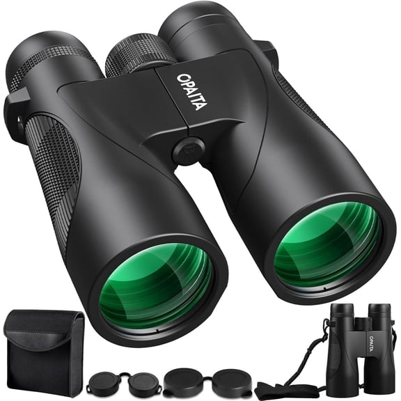 15x52 High Power Binoculars for Adults & Kids, Compact Optics with BAK4 Porro Prism FMC Lens for Bird Watching Sports Travel