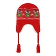 thumbnail image 4 of The Grinch Holiday Sweater Pattern Red Trapper, 4 of 4