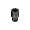 thumbnail image 2 of Grey Pneumatic 1/4" Surface Drive x 12mm Standard  Socket, 2 of 2