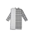 thumbnail image 3 of Men's Adaptive Open Back Grey Check Gown, 3 of 6