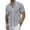 Dark Blue, variant on Men's Linen Shirts Classic Fit Casual Striped Short Sleeve Shirts Button Down Shirts for Men Beach Summer Wedding Tops, Light Blue M