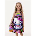 thumbnail image 1 of MINISO Hello Kitty Robe Imprimée 3D pour Filles - Vêtements de Princesse à la Mode, 1 of 6