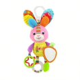 thumbnail image 5 of Cute Bunny Stroller And Car Seat Toys, With Teether, Hanging Rattle Toys, Clip On Toys, Soft Plush Toys For Boys And Girls Aged 3-12 Months, 5 of 5