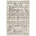 thumbnail image 4 of nuLOOM Harriet Vintage Medallion Fringe Area Rug, 4' x 6' Oval, Silver, 4 of 8