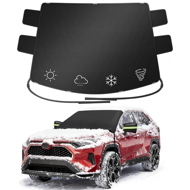 Funda de parabrisas de coche Wigoo 2026 mejorada para hielo y nieve