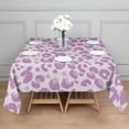 thumbnail image 3 of Pink and Purple Of Leopard Print Square Tablecloth,Waterproof Square Table Cover,Wipeable Spillproof Washable Table Cover for Home Kitchen Party Decor 52"x52"(132x132cm), 3 of 6