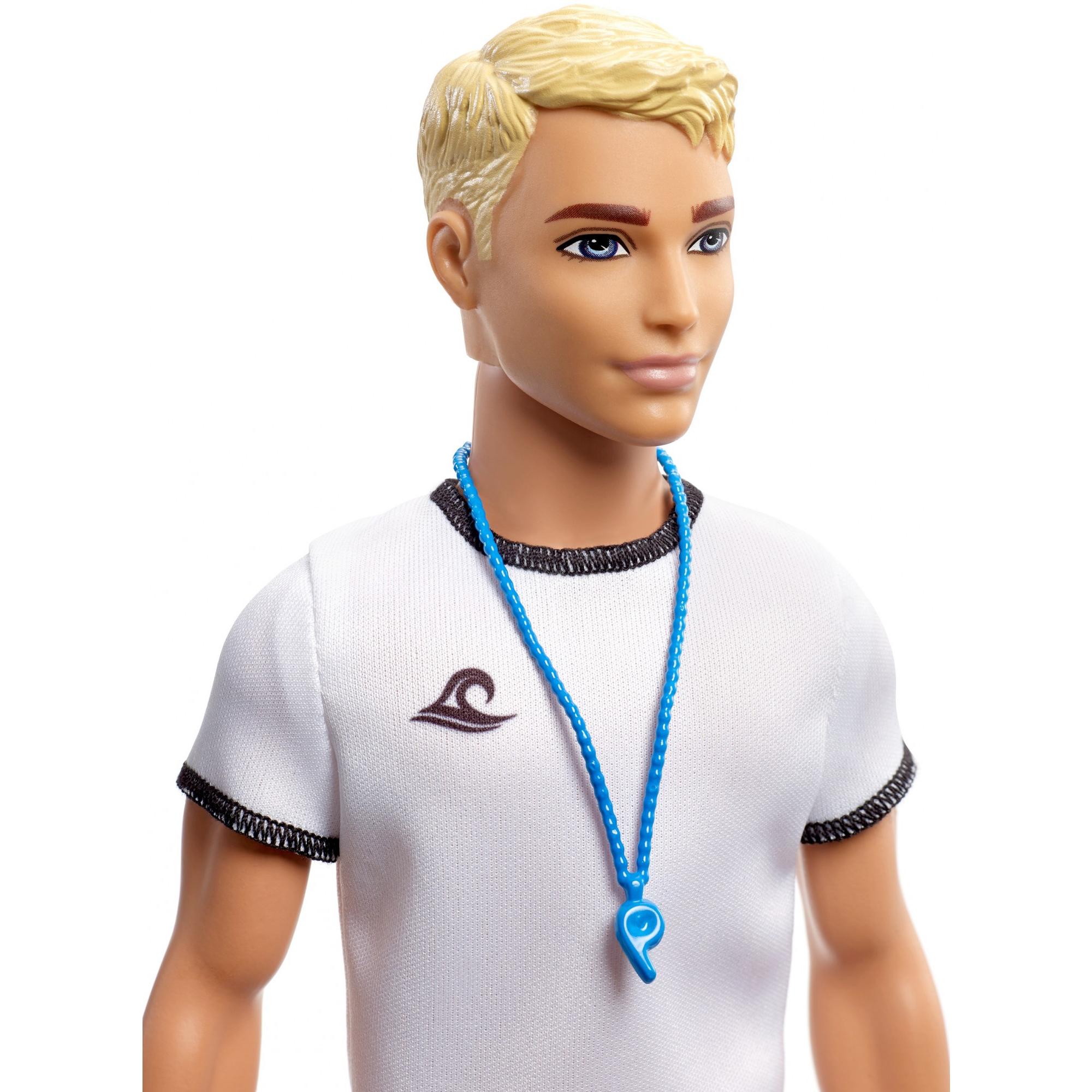 Barbie Ken Careers Lifeguard Doll with Career-Themed Accessories - image 3 of 6