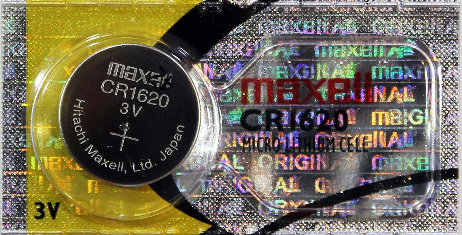 Maxell CR1620 3V Lithium Cell Battery (100 Pack Box Set)