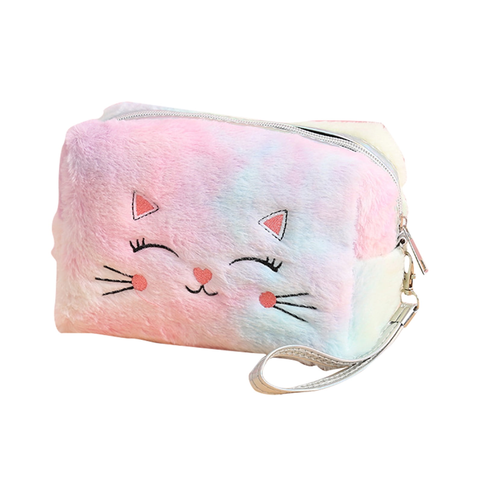 Custom Animal Logo Small Plush Fabric Makeup Cosmetic Bags Travel Cute Make  up Pouch Bag with Zipper for Women Girls - China Cosmetic Bags Cases and  Makeup Bag price