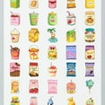 thumbnail image 4 of 35pcs-50pcs Cute Stickers Food Carton Stickers Snack Stickers for Laptops Notebooks Suitcases, 4 of 9