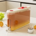 thumbnail image 6 of Hometravel Plastic Drink Dispenser with Spigot and Lid, 1 Gallon Large Capacity Cold Drink Container, BPA-Free Beverage Dispenser for Parties, BBQs, Everyday Home Use, Easy Pour Spigot, 6 of 7