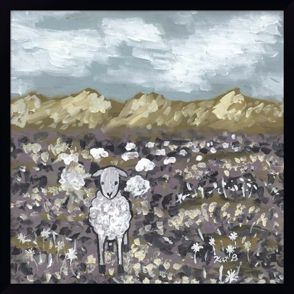 Great Art Now Black Creek Field by Kathleen Bryan, Framed Wall Art, 21.5W x 21.5H