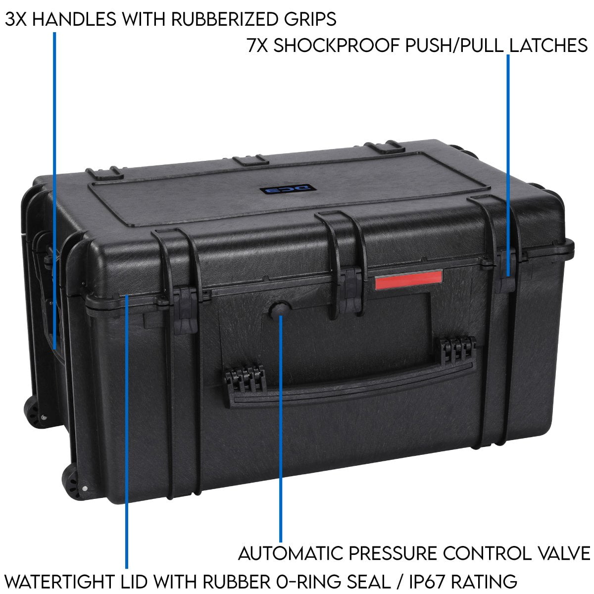 DCB Cases - Element Series 8505F Waterproof Utility Case With Foam Insert