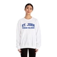 thumbnail image 4 of St. John Virgin Islands Sweatshirt Gifts Crew Neck Shirt Long Sleeve Unisex, 4 of 7