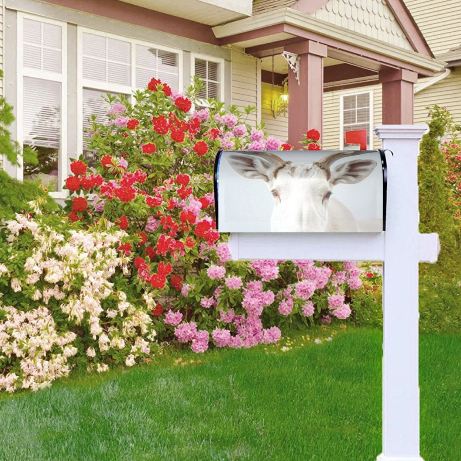Kdxio Magnetic Mailbox Cover 21x18 in Mailbox Cover Outdoor Decoration Holiday Mailbox Covers for Home Garden Yard-21x18 in