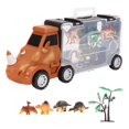 thumbnail image 1 of Juego de Camión de Transporte de Plástico, Remolque, Triceratops cortos Zulema Camión de transporte, 1 of 5