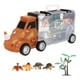 thumbnail image 1 of Juego de Camión de Transporte de Plástico, Remolque, Triceratops cortos Zulema Camión de transporte, 1 of 5